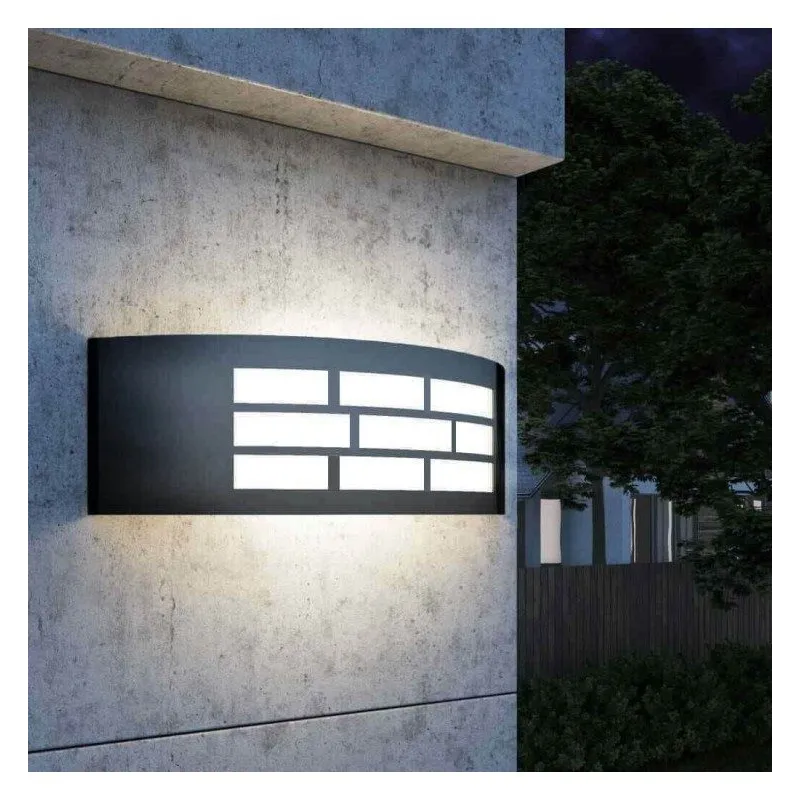 Applique LED GOTEMBURGO E27 IP44 Gris Extérieur | Ibérica