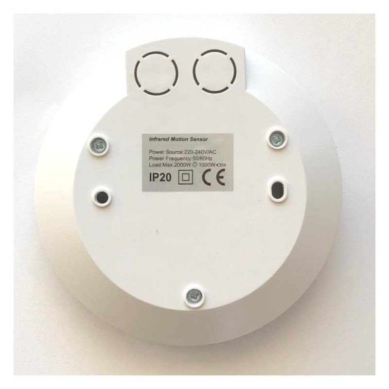 Detetor Movimento PIR Superfície 360° 500W | Ibérica