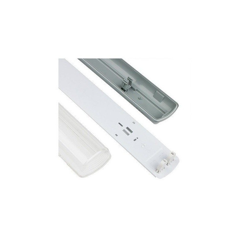Waterproof Batten 2 LED Tubes 60cm IP65 | Ibérica