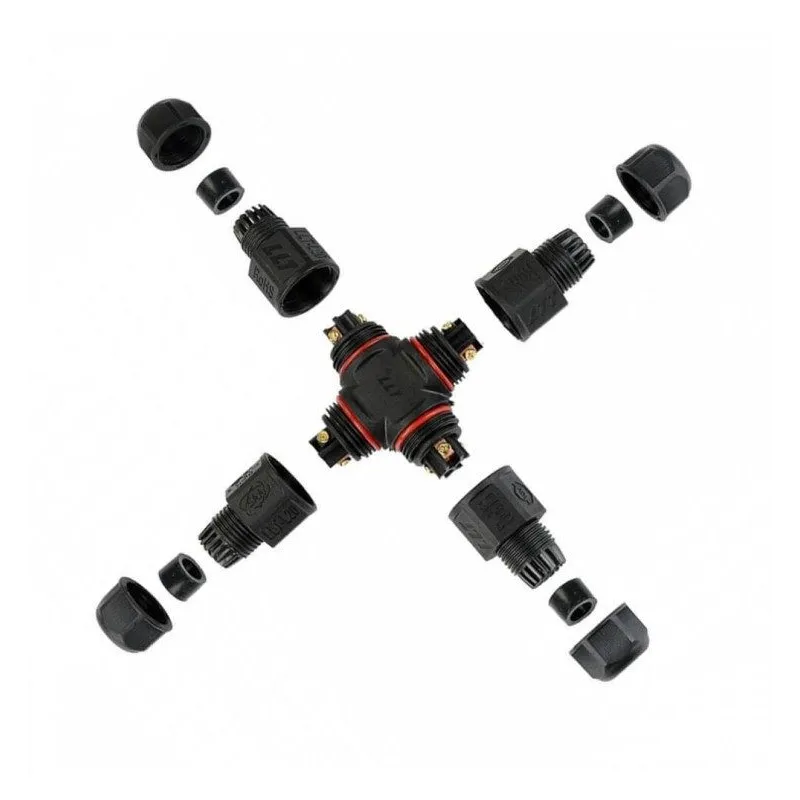 Conector Cables en X IP68 Exterior LED | Ibérica