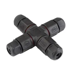 Connettore a X IP68 Esterno 4 Vie LED | Ibérica