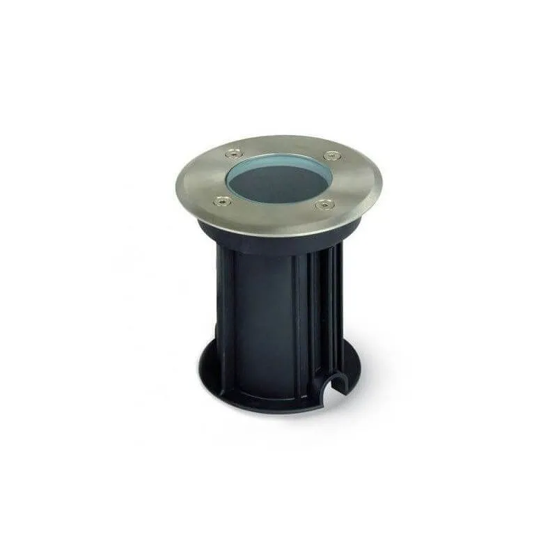 Boîtier Encastrable Sol IP65 GU10 112mm Acier Gris | Ibérica