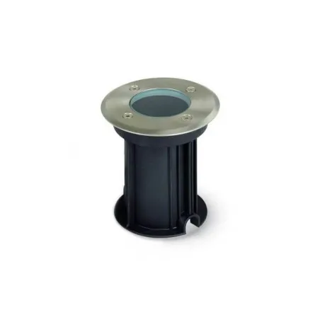 Caixa Encastrar Solo IP65 GU10 112mm Aço Cinza | Ibérica