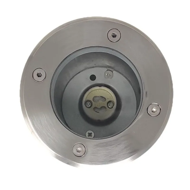 Boîtier Encastrable Sol IP65 GU10 112mm Acier Gris | Ibérica