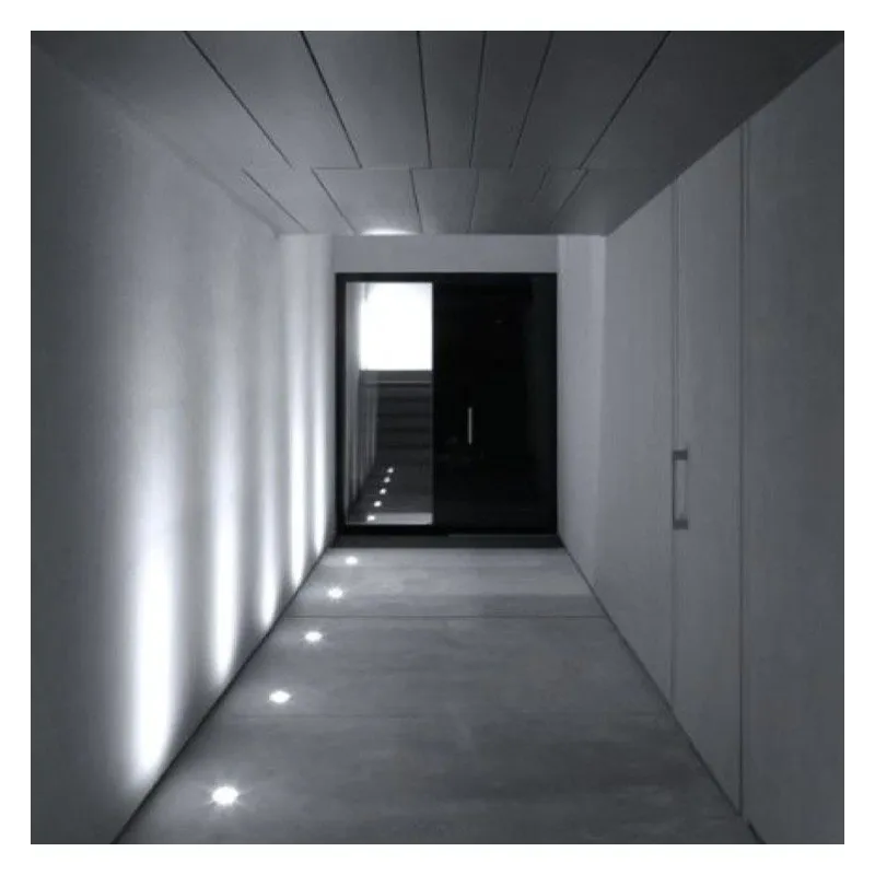 Caixa Encastrar Solo IP65 GU10 112mm Aço Cinza | Ibérica
