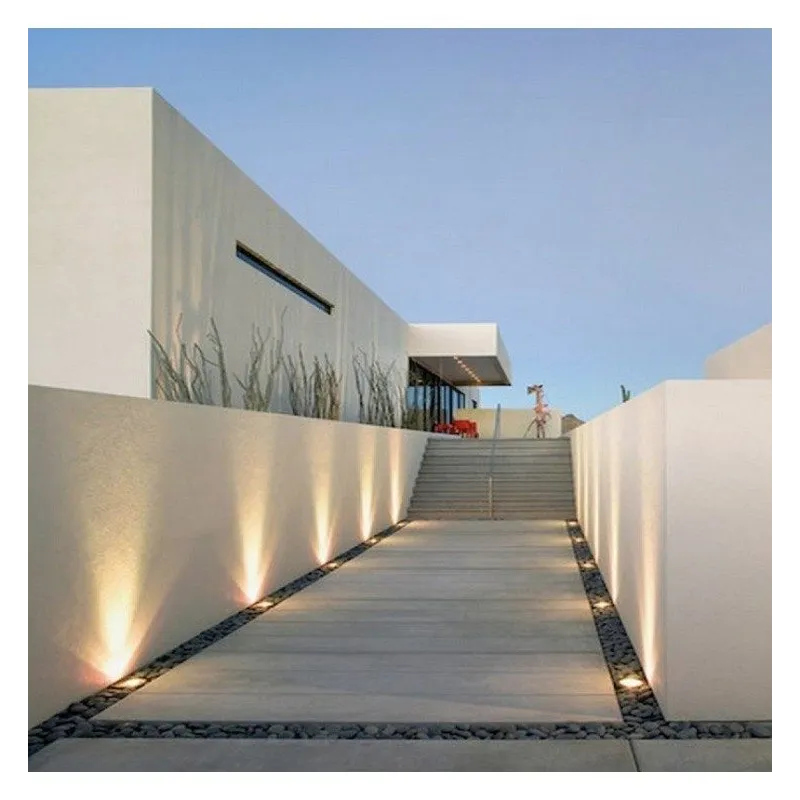 Boîtier Encastrable Sol IP65 GU10 112mm Acier Gris | Ibérica