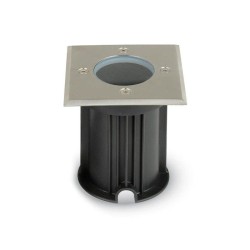 Caixa Encastrar Solo IP65 GU10 Aço Cinza | Ibérica