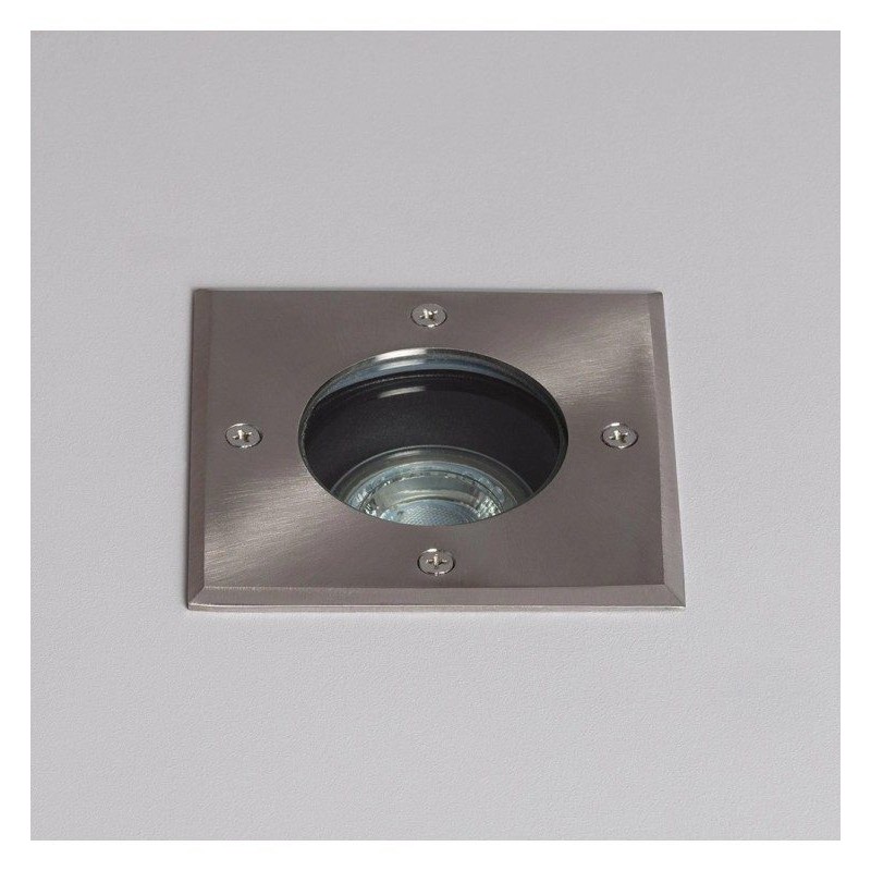 Recessed Floor Housing IP65 GU10 Grey Steel | Ibérica