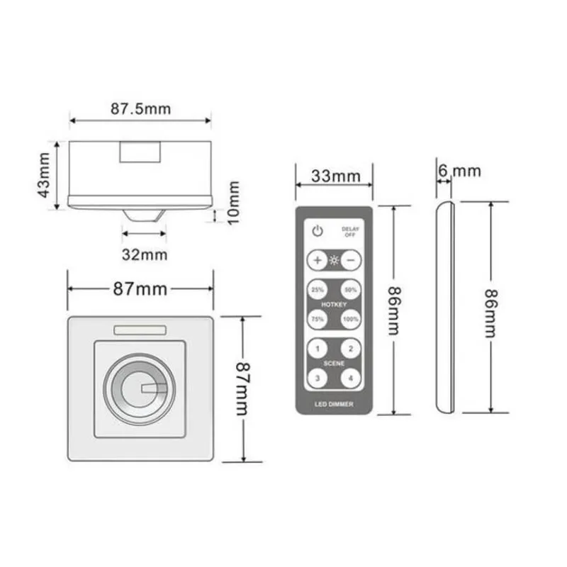Buy Triac regulator 200W Dimmer AC 220V with IR control