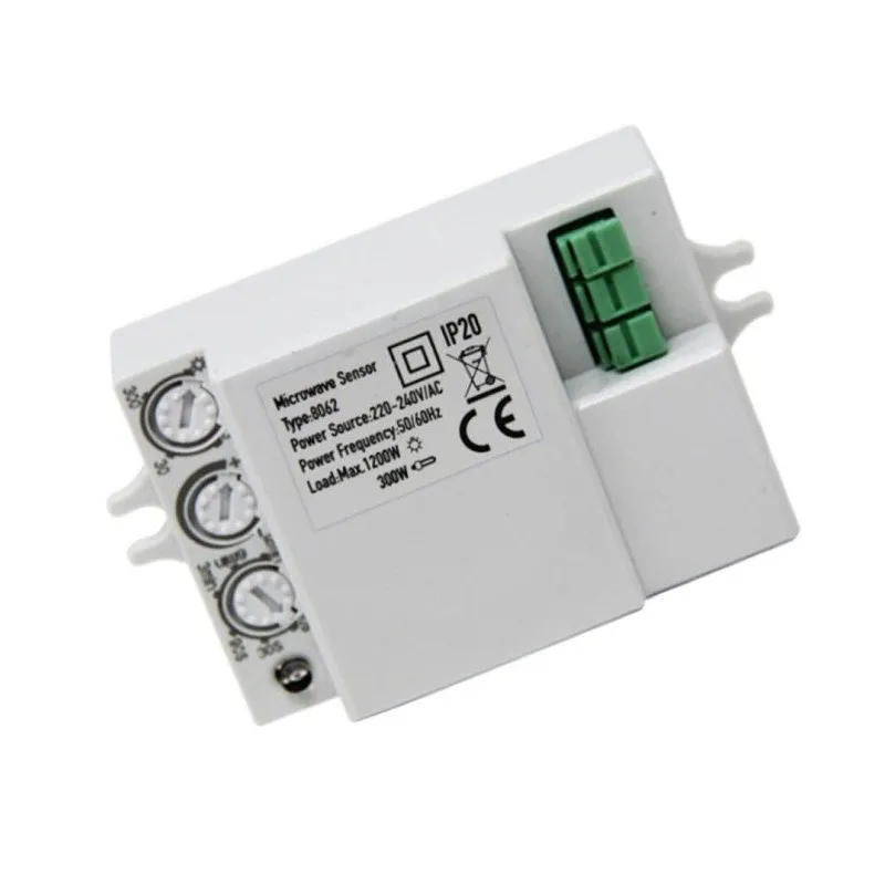 Detetor Movimento RADAR Micro-ondas 5.8GHz 300W | Ibérica