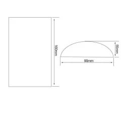 Buy Applique LED 12W Cannes Double Light Outside IP54
