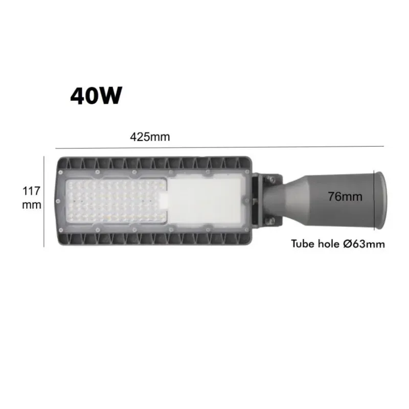 Candeeiro LED 40W HALLEY Bridgelux | Ibérica