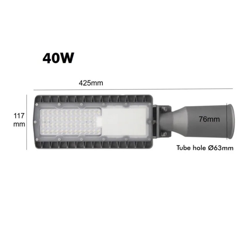 HALLEY LED Street Light 40W 5600lm IP66 | Ibérica