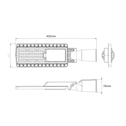 Lampione LED 40W HALLEY Bridgelux | Ibérica