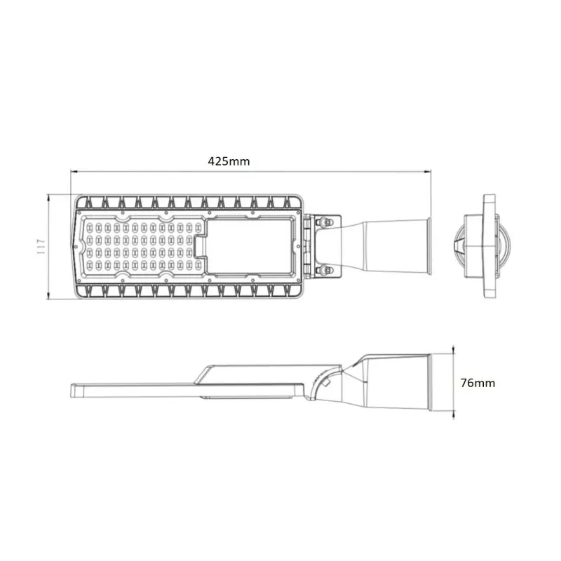 LED Street Light 40W HALLEY Bridgelux | Ibérica