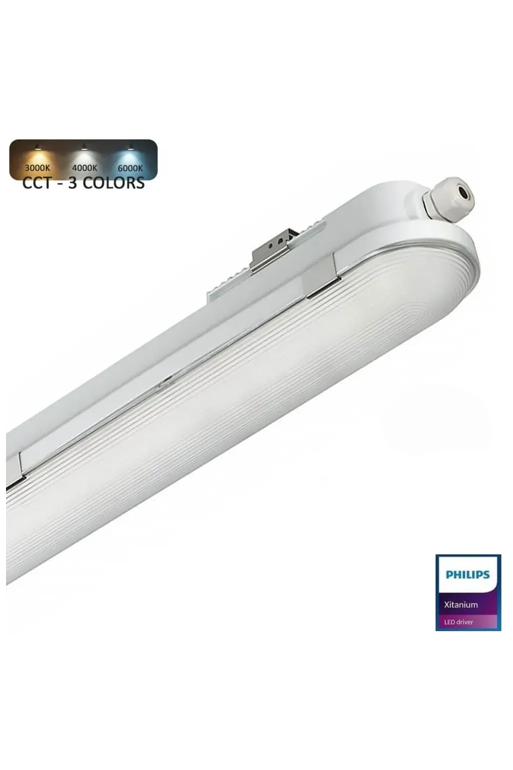 Buy 120cm 40W LED Tri-Proof Light Philips Driver COREPLUS - CCT