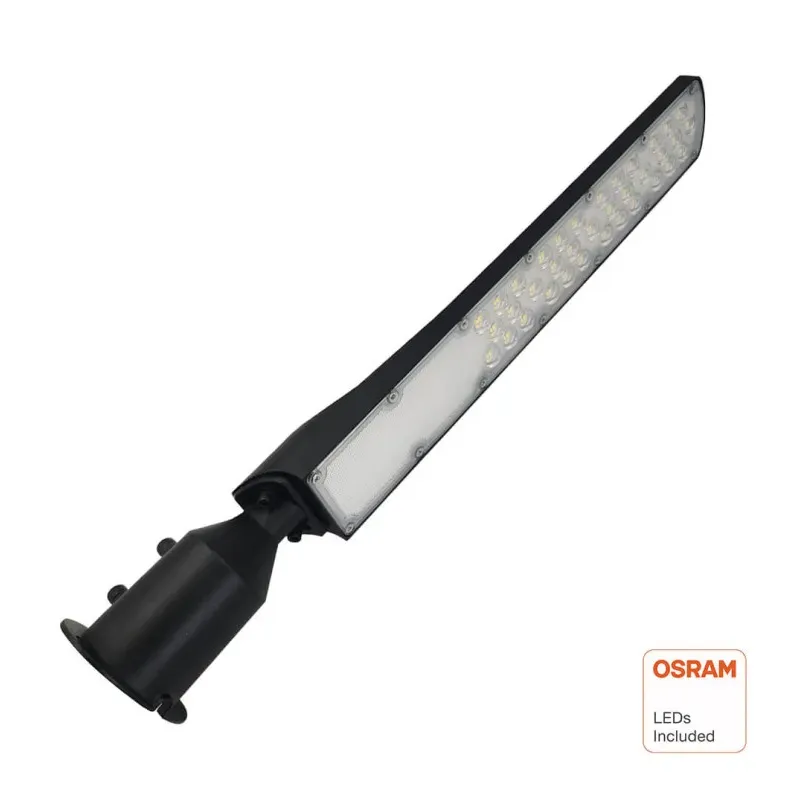 ▷ Lampadaire LED noir 50W AREA FLEX Orientable OSRAM Chip - Extérieur IP65