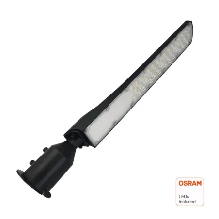 ▷ Led Streetlight 50W Black AREA FLEX Orientable OSRAM Chip - Outdoor IP65