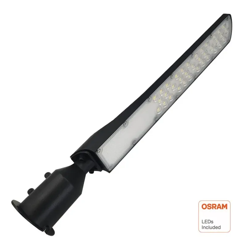 ▷ 100W Black LED Streetlight AREA FLEX Orientable OSRAM Chip - Outdoor IP65