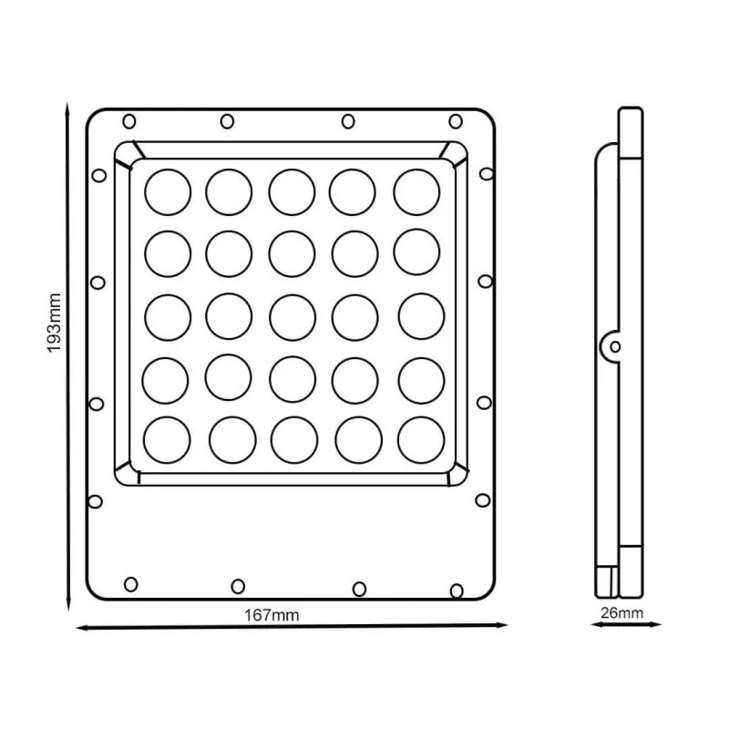LED Floodlight 50W Avant Pro OSRAM IP65 | Ibérica de Iluminación