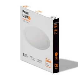 Embalaje de venta placa LED Slim 18W Iberian LED Group con OSRAM y 3 años de garantía