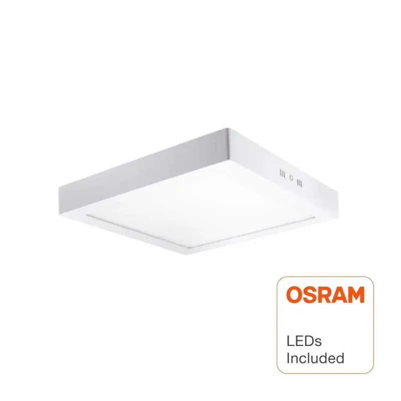 Plafón LED Superficie Cuadrado 20W OSRAM | Ibérica de Iluminación