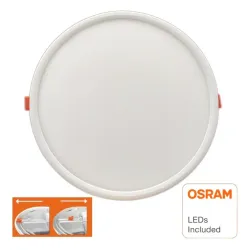 Buy Slim LED Plate Circular Downlight 20W Adjustable - Osram Chip Duris E 2835