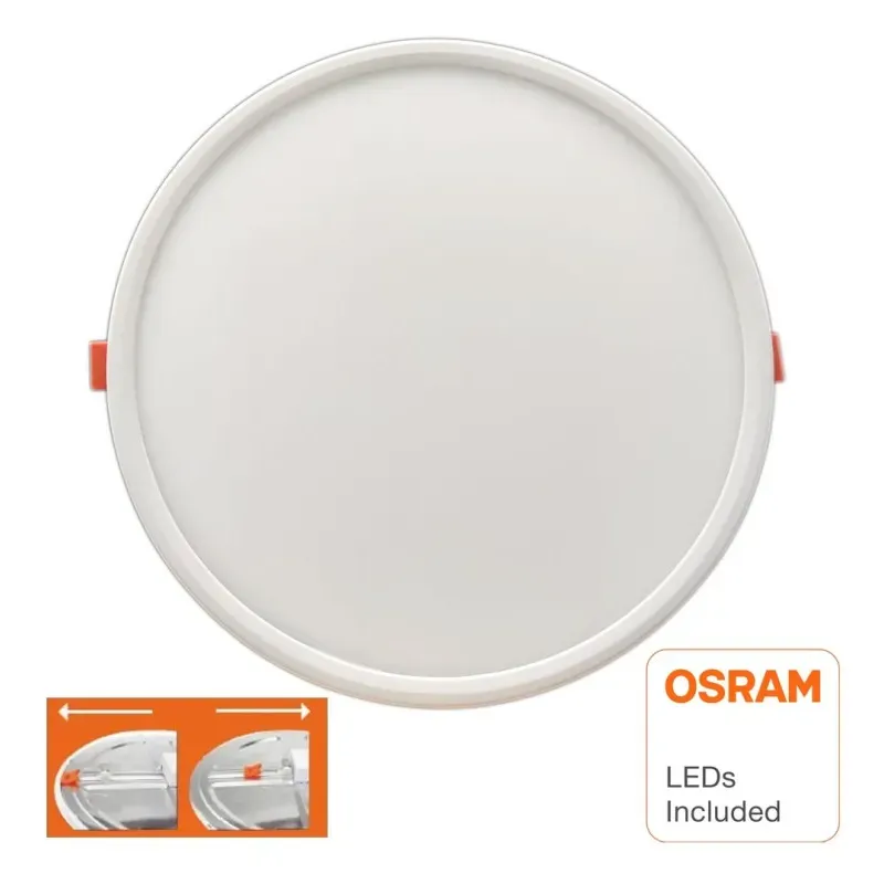 Buy Slim LED Plate Circular Downlight 20W Adjustable - Osram Chip Duris E 2835