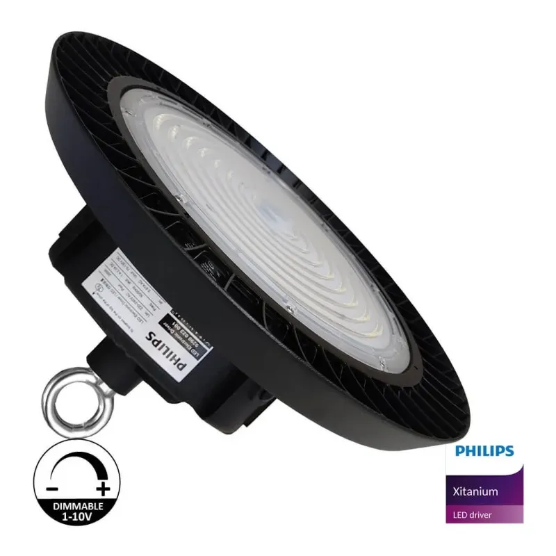 150W LED Hood -170lm / W- UFO New Italy Philips Xitanium - 1-10V DIM
