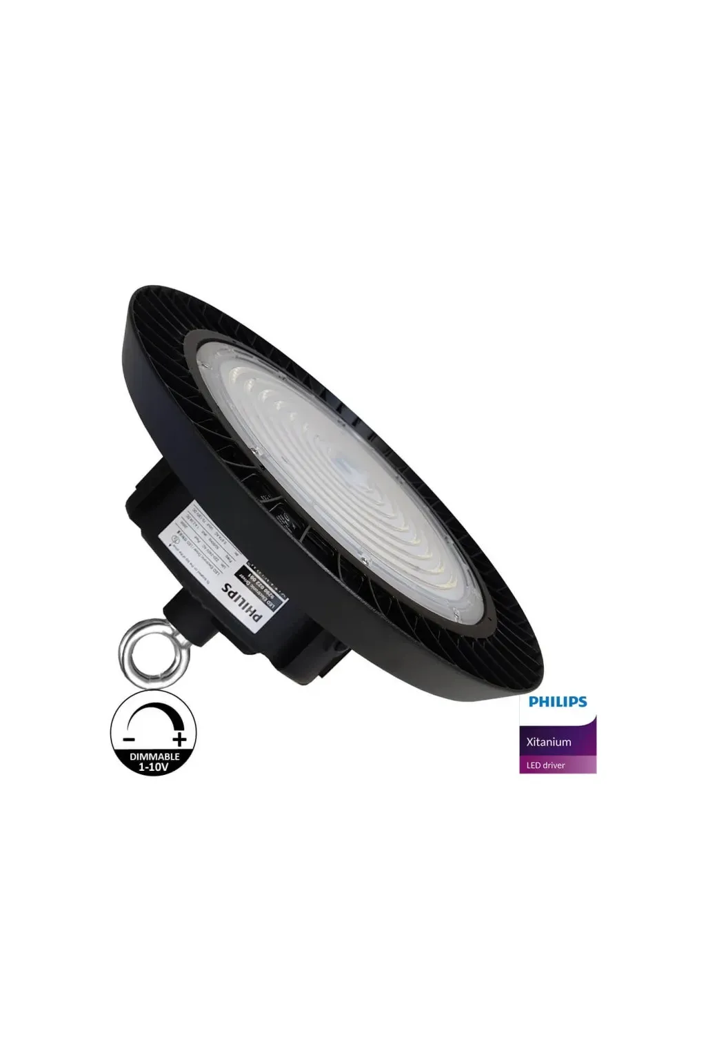 150W LED Hood -170lm / W- UFO New Italy Philips Xitanium - 1-10V DIM
