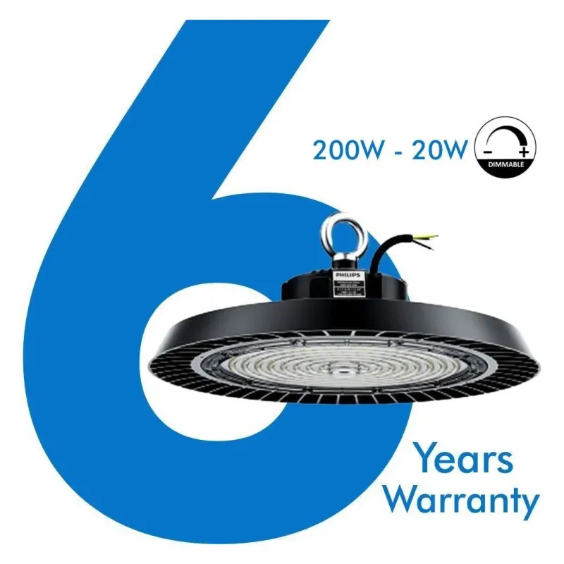 Campana LED 150W -170Lm/W- UFO NEW ITALY PHILIPS XITANIUM - 1-10V DIM