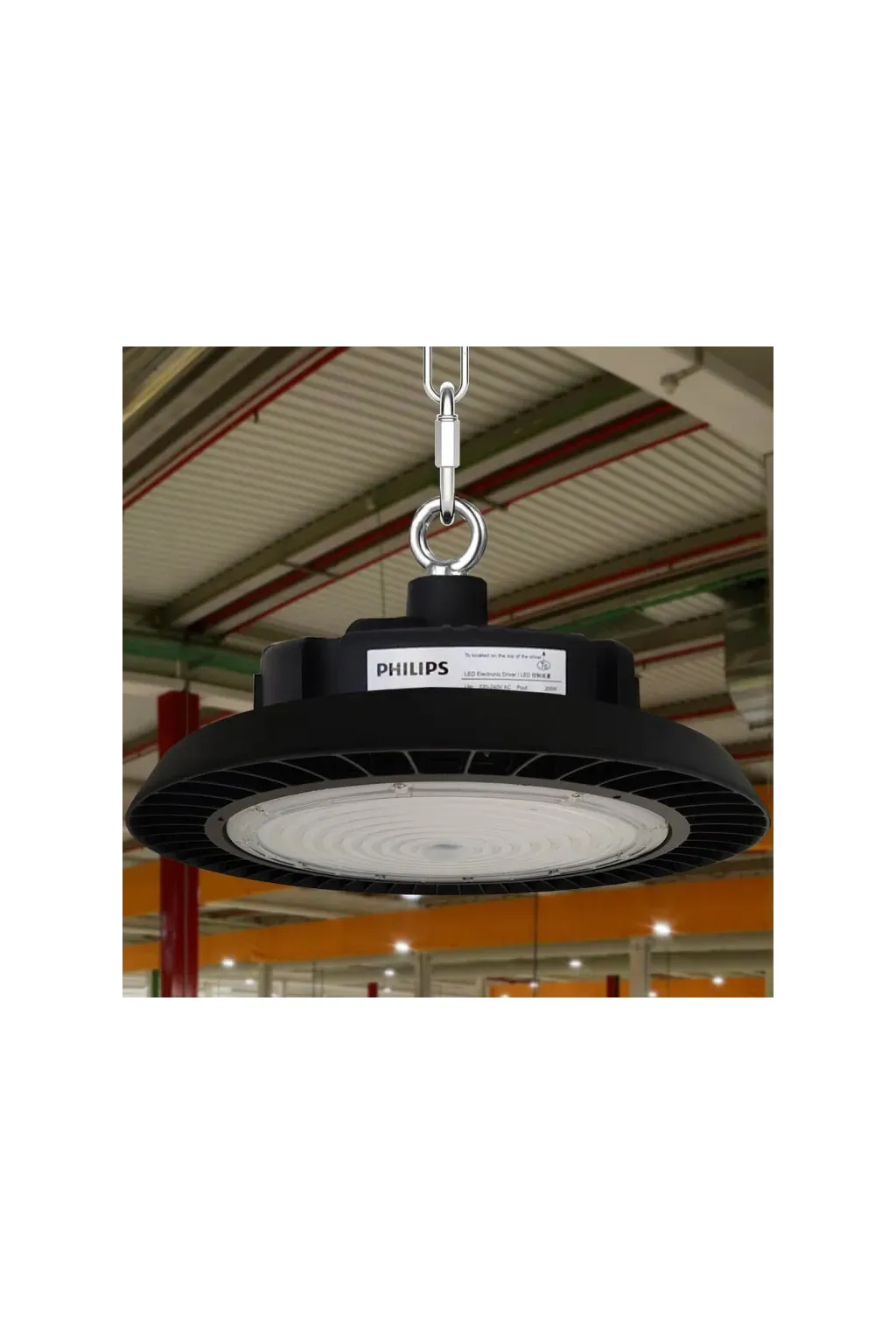 150W LED Hood -170lm / W- UFO New Italy Philips Xitanium - 1-10V DIM