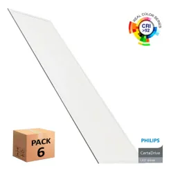 Pack 6 Painéis LED 120x30 40W Driver Philips | Ibérica