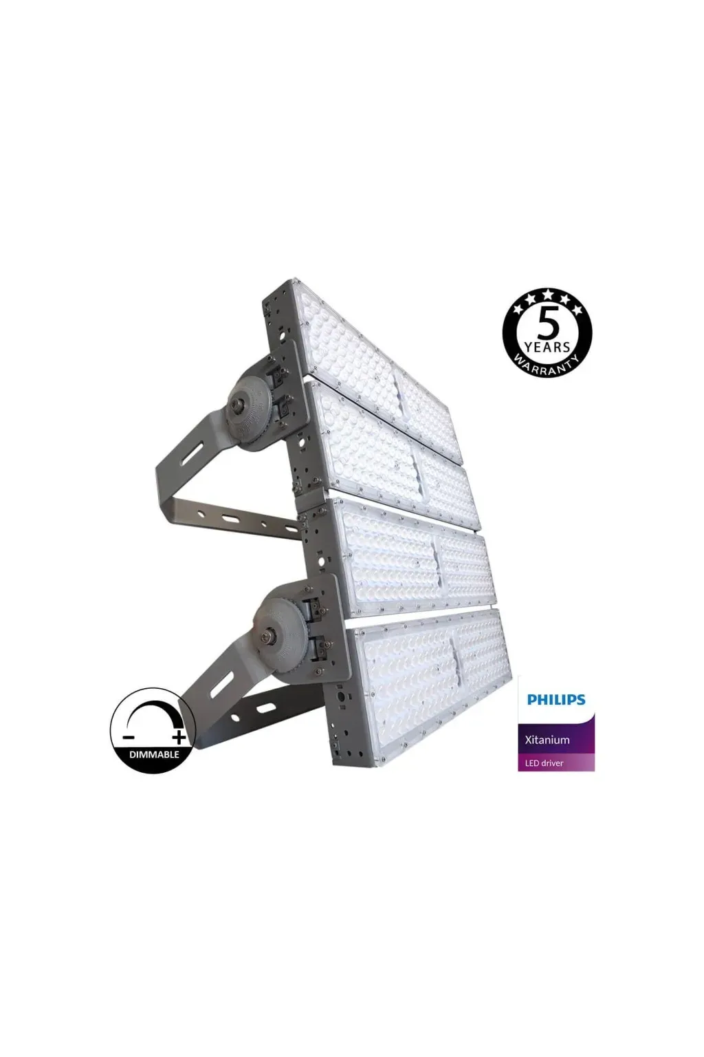 Focus LED Projector 1200W Philips Xitanium - Stadium Line - 150LM / W - Class A 1-10V Optional Dali