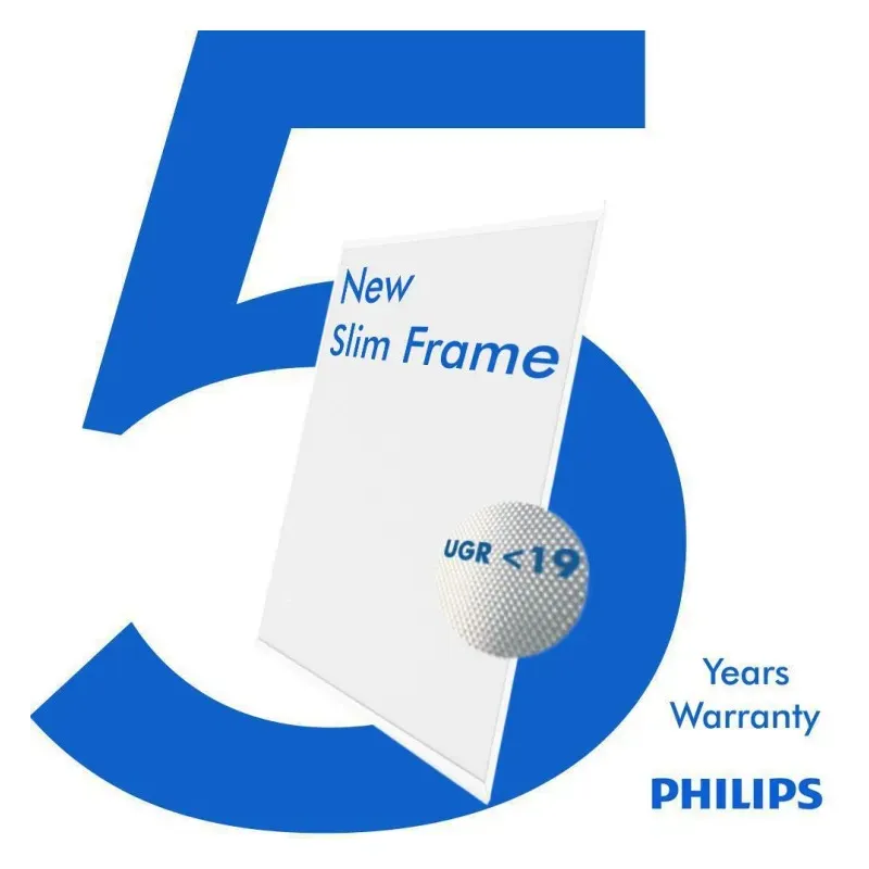 PACK 10 Panel LED 60x60 -SLIM FRAME- 40W - Philips Driver - ENEC05