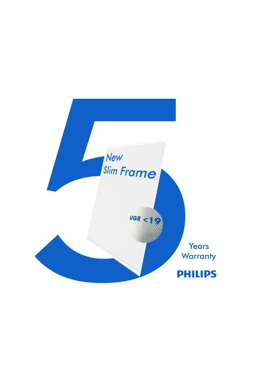 PACK 10 Panel LED 60x60 -SLIM FRAME- 40W - Philips Driver - ENEC05