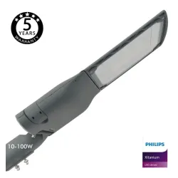 Comprar LED Street Light 100W CAPRI Philips Driver Programável SMD5050 240Lm/W