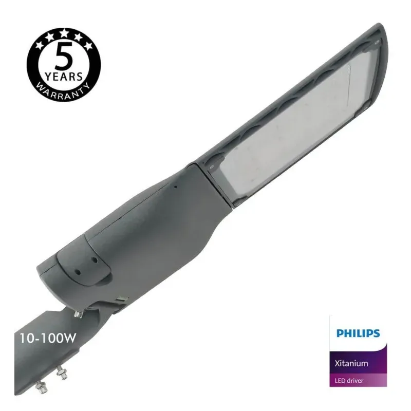 Comprar LED Street Light 100W CAPRI Philips Driver Programável SMD5050 240Lm/W