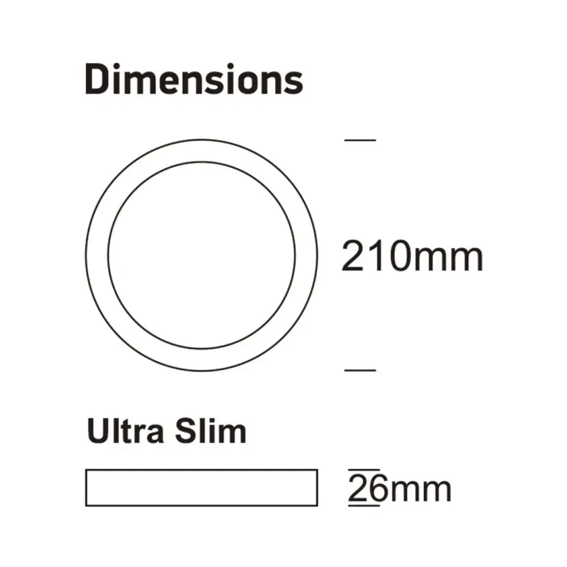 Acquista Soffitti LED circolari 24W UGR19 GXtronic | 4cct | Ultra sottile