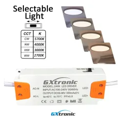 Comprar tetos LED circulares 24w ugr19 gxtronic | 4cct | Ultra magro