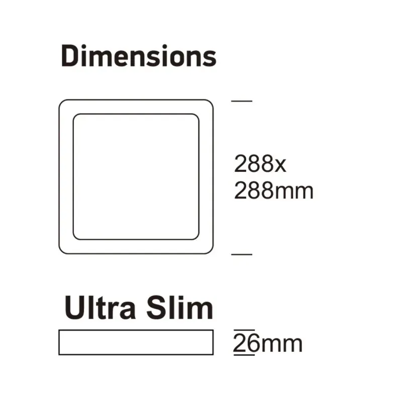 Buy Square LED ceilings 30W UGR19 GXTRONIC | 4CCT | Ultra slim