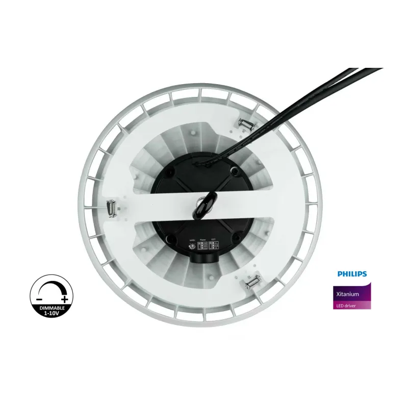 RÉSERVE MOONLIGHT LED 200W-160W-120W | UFO CAMPANA LED EMPOTRABLE | 3CCT | Driver Philips Xitanium | Dimmable 1-10V
