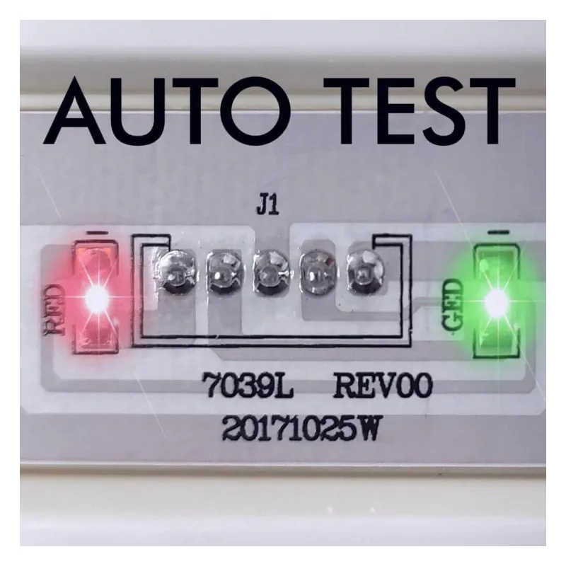 Luz de emergência LED 4W + Kit teto - Auto Test + Opção luz permanente - IP65