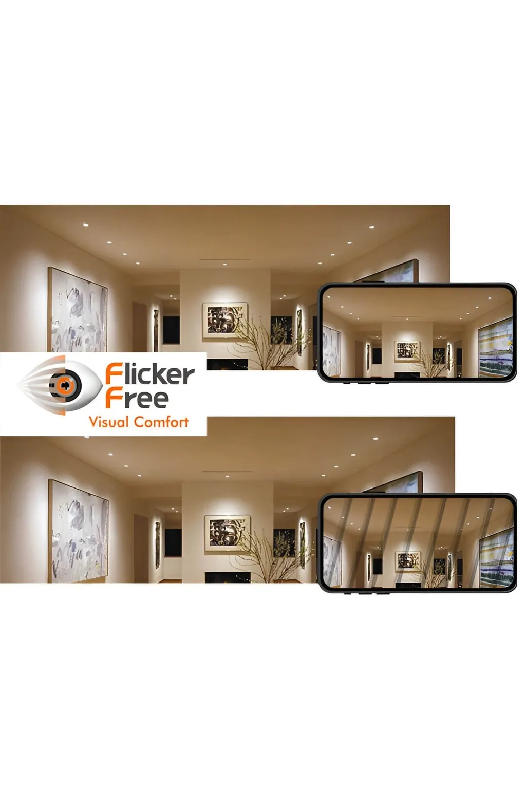 Dicroica LED 6W GU10 110° - 4CCT - OSRAM CHIP DURIS E 2835