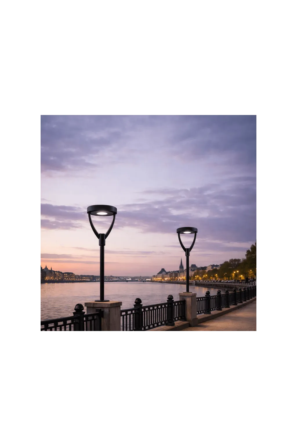 Farola LED 60W New Conic 180Lm/W | Driver Moso Regulable 1-10V y Programable