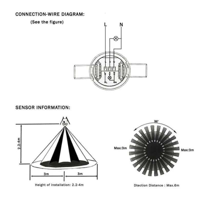 Buy Detector Motion IP20 AC220-240V