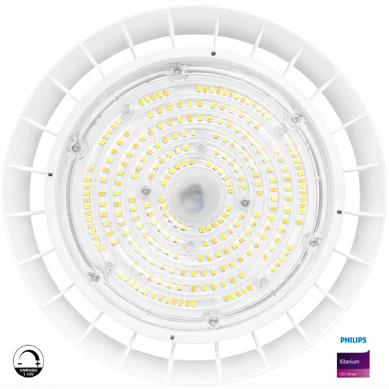 RISERVA MOONLIGHT LED 200W-160W-120W | UFO CAMPANA LED DA INCASSO | 3CCT | Driver Philips Xitanium | Dimmerabile 1-10V