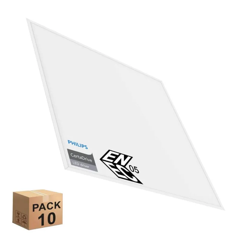 copy of PACK 10 Panel LED 60x60 -SLIM FRAME- 40W - Philips Driver - ENEC05