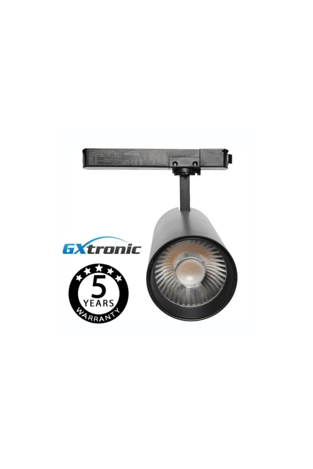 Foco LED 40W - 34W NEW MAYA Negro Carril Monofásico - CRI+92 - UGR13 -HIGH LUMEN 140Lm/W