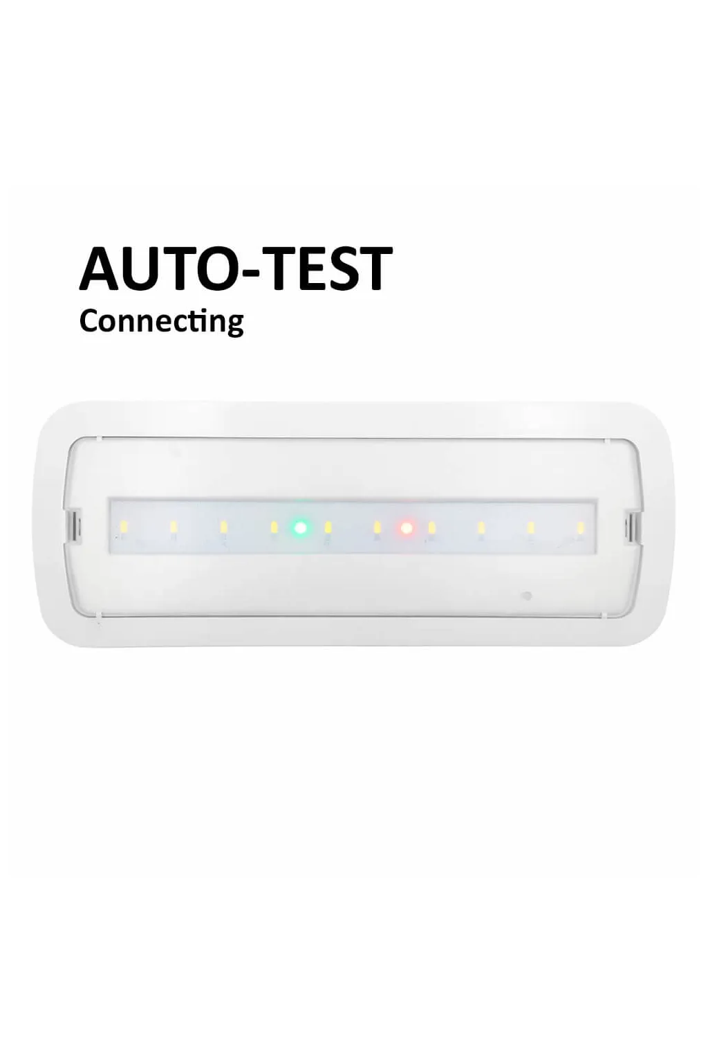 Luz Emergencia LED 4W + Kit Techo - Auto Test | IP20 | 6500K